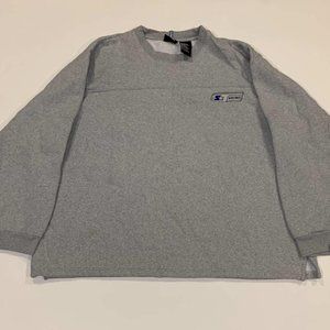 vintage starter grey logo 90s crewneck